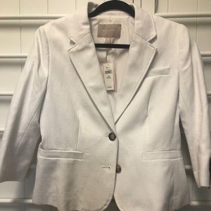 Banana Republic white jacket, NWT, size 12P